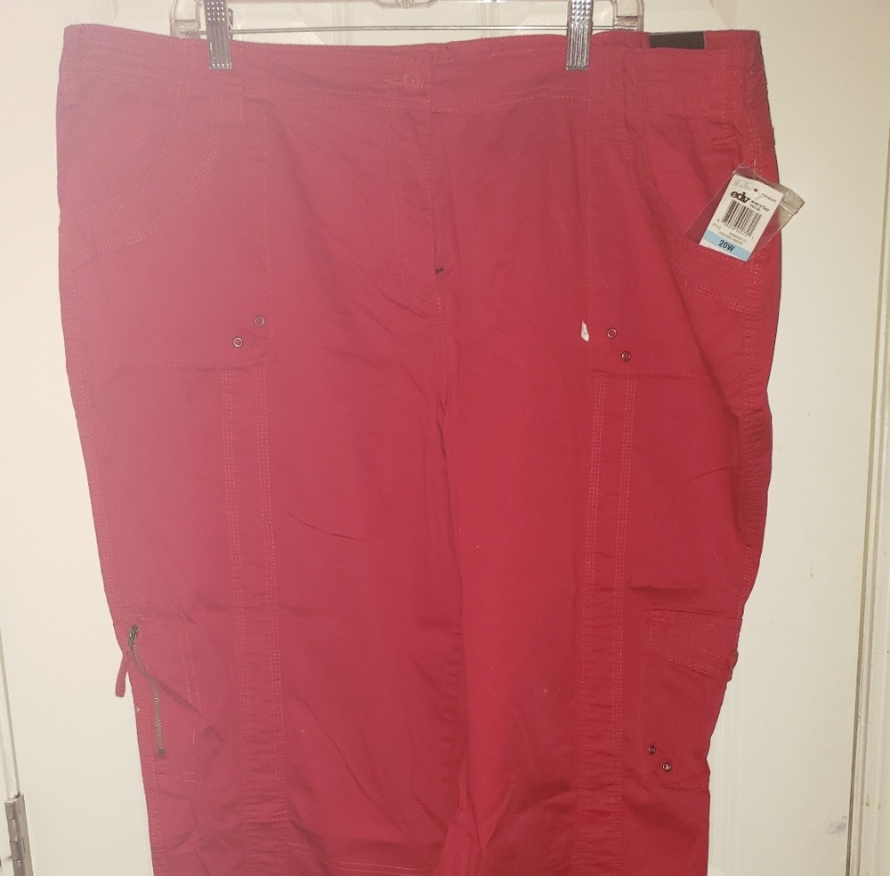 Red Cargo Pants